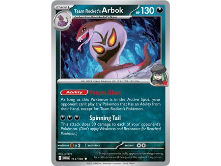 Team Rocket's Arbok (Uncommon)