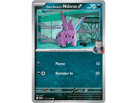 Team Rocket's Nidoran M (Common)