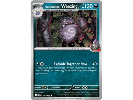 Team Rocket's Weezing (Uncommon)