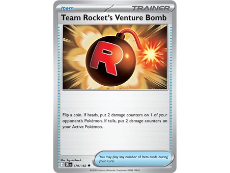 Team Rocket's Venture Bomb (Uncommon)