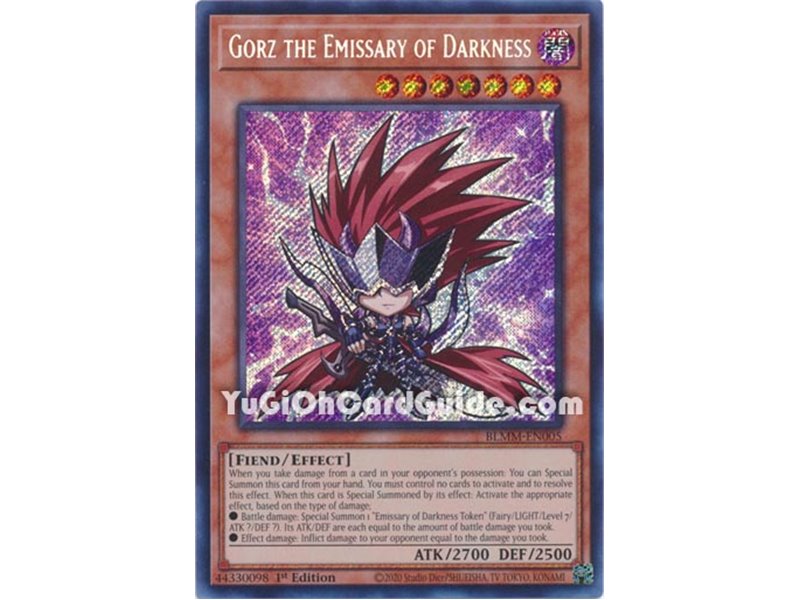 Gorz the Emissary of Darkness (Secret Rare)