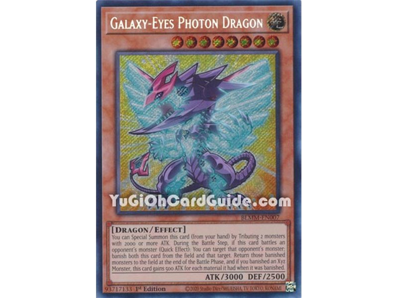 Galaxy-Eyes Photon Dragon (Secret Rare)