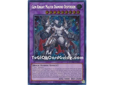 Gem-Knight Master Diamond Dispersion (Secret Rare)