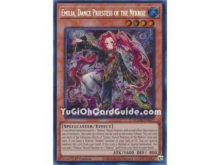 Emilia, Dance Priestess of the Nekroz (Secret Rare)