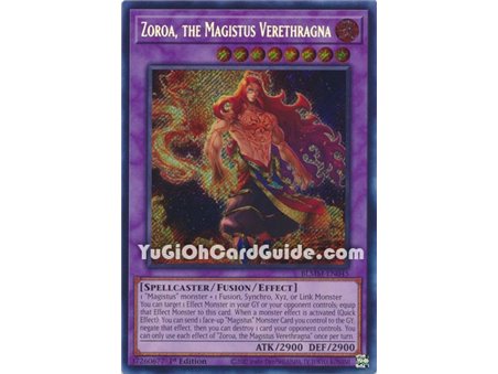 Zoroa, the Magistus Verethragna (Secret Rare)
