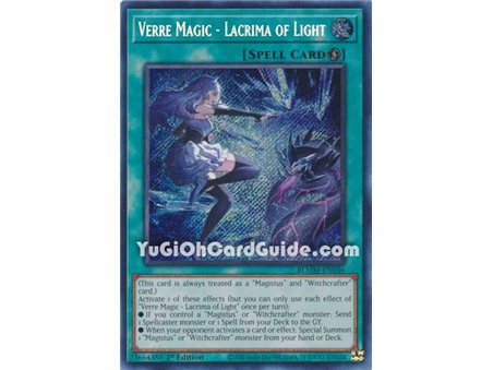 Verre Magic - Lacrima of Light (Secret Rare)