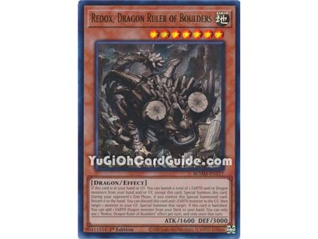 Redox, Dragon Ruler of Boulders (Ultra Rare)