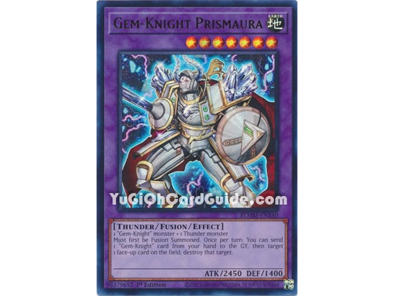 Gem-Knight Prismaura (Ultra Rare)