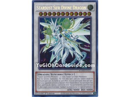 Stardust Sifr Divine Dragon (Secret Rare)