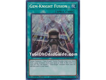 Gem-Knight Fusion (Alternate Artwork) (Secret Rare)