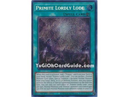 Primite Lordly Lode (Secret Rare)