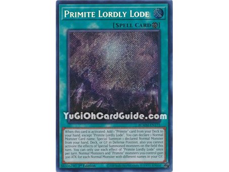 Primite Lordly Lode (Secret Rare)