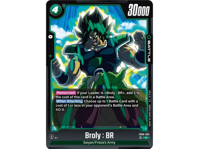 Broly : BR (Rare)