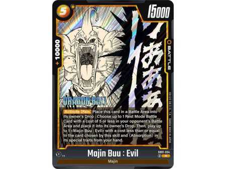 Majin Buu : Evil (Rare) – SB01 Manga Booster | Carta DRAGON BALL en México