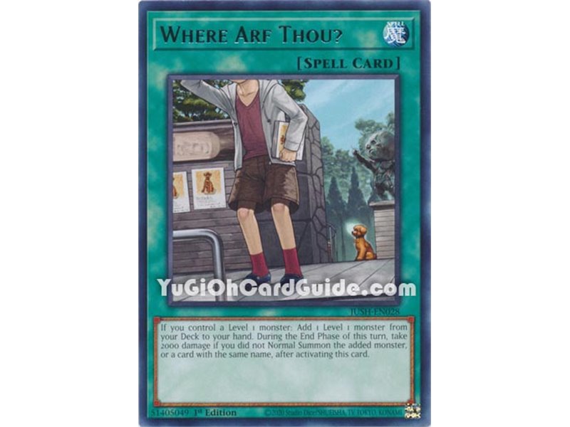 Where Arf Thou? (Rare)