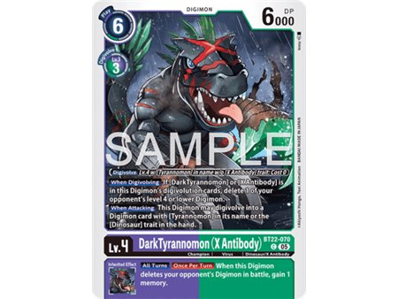 Dark Tyrannomon (X Antibody) (Common)