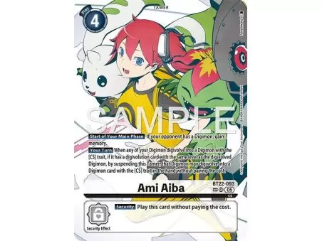 Ami Aiba (SP) – BT22 Cyber Eden | Carta DIGIMON en México