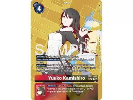 Yuuko Kamishiro (SP) – BT22 Cyber Eden | Carta DIGIMON en México