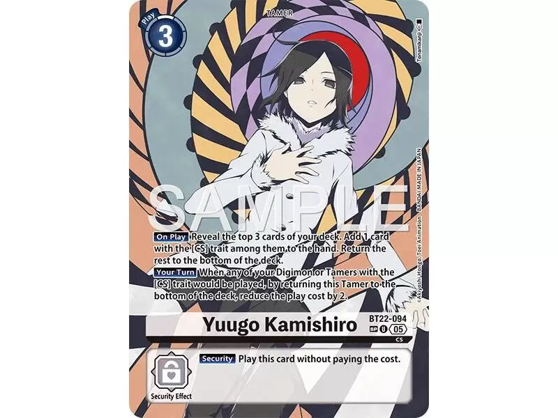 Yuugo Kamishiro (SP) – BT22 Cyber Eden | Carta DIGIMON en México