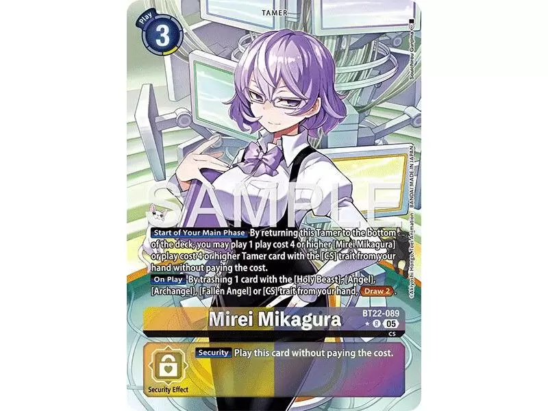 Mirei Mikagura (Alternate Art) – BT22 Cyber Eden | Carta DIGIMON en México