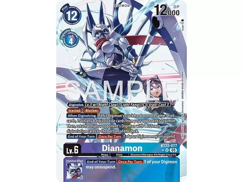 Dianamon (Alternate Art) – BT22 Cyber Eden | Carta DIGIMON en México