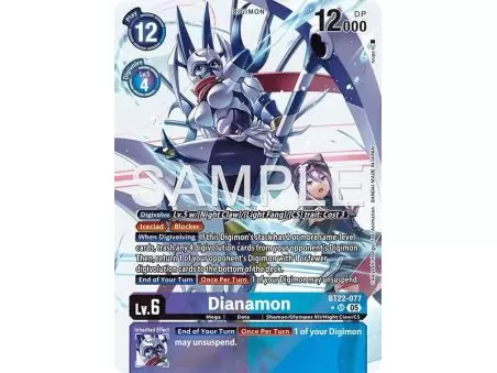 Dianamon (Alternate Art) – BT22 Cyber Eden | Carta DIGIMON en México