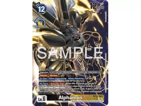 Alphamon (Alternate Art) – BT22 Cyber Eden | Carta DIGIMON en México