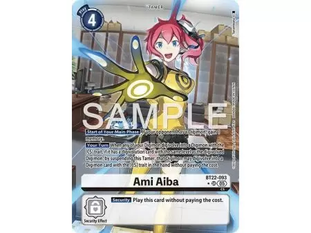 Ami Aiba (Alternate Art) – BT22 Cyber Eden | Carta DIGIMON en México