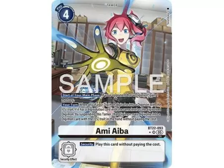 Ami Aiba (Alternate Art) – BT22 Cyber Eden | Carta DIGIMON en México