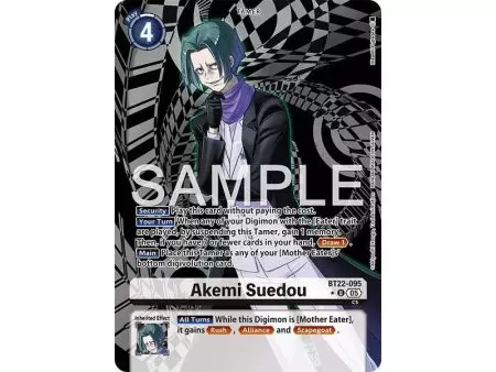 Akemi Suedou (Alternate Art) – BT22 Cyber Eden | Carta DIGIMON en México