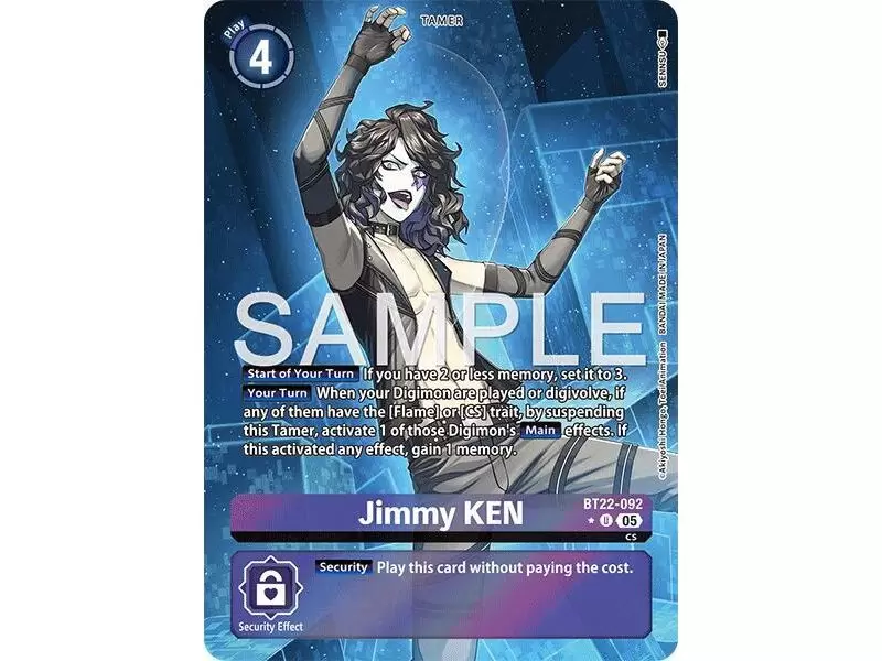 Jimmy KEN (Alternate Art) – BT22 Cyber Eden | Carta DIGIMON en México