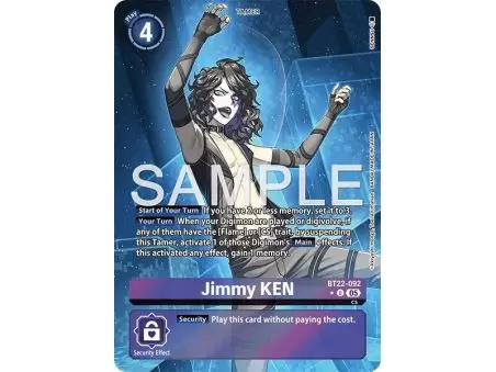 Jimmy KEN (Alternate Art) – BT22 Cyber Eden | Carta DIGIMON en México