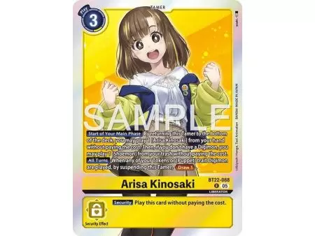 Arisa Kinosaki (Rare) – BT22 Cyber Eden | Carta DIGIMON en México