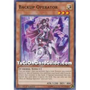Backup Operator (Common) – 2019 Gold Sarcophagus Mega Pack | Carta YUGIOH en México