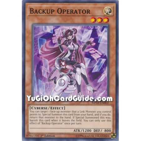 Backup Operator (Common) – 2019 Gold Sarcophagus Mega Pack | Carta YUGIOH en México
