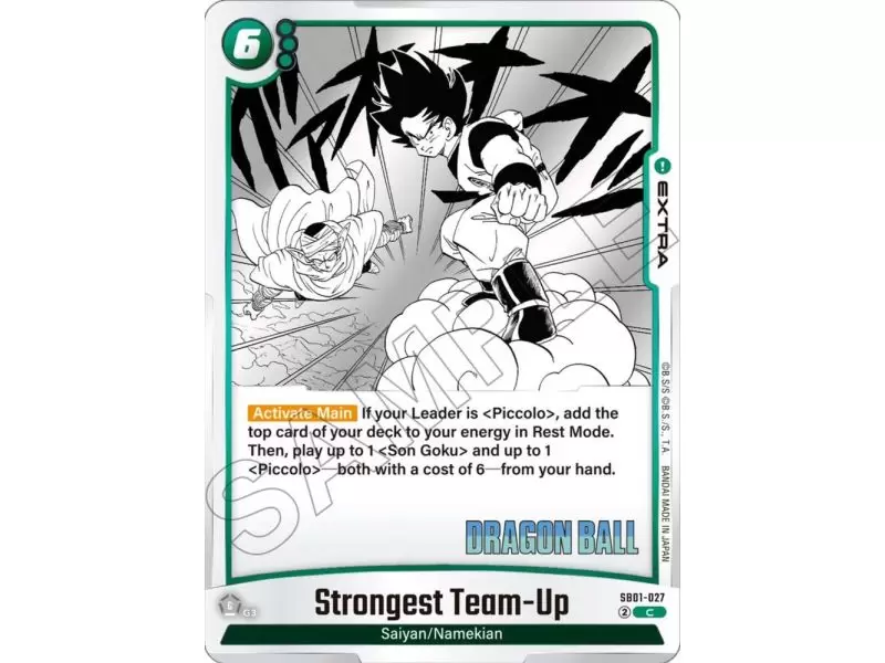 Strongest Team-Up (Common) – SB01 Manga Booster | Carta DRAGON BALL en México