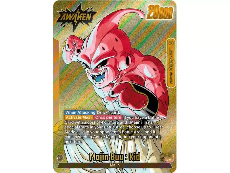 Majin Buu : Evil (Leader) (Gold) – SB01 Manga Booster | Carta DRAGON BALL en México