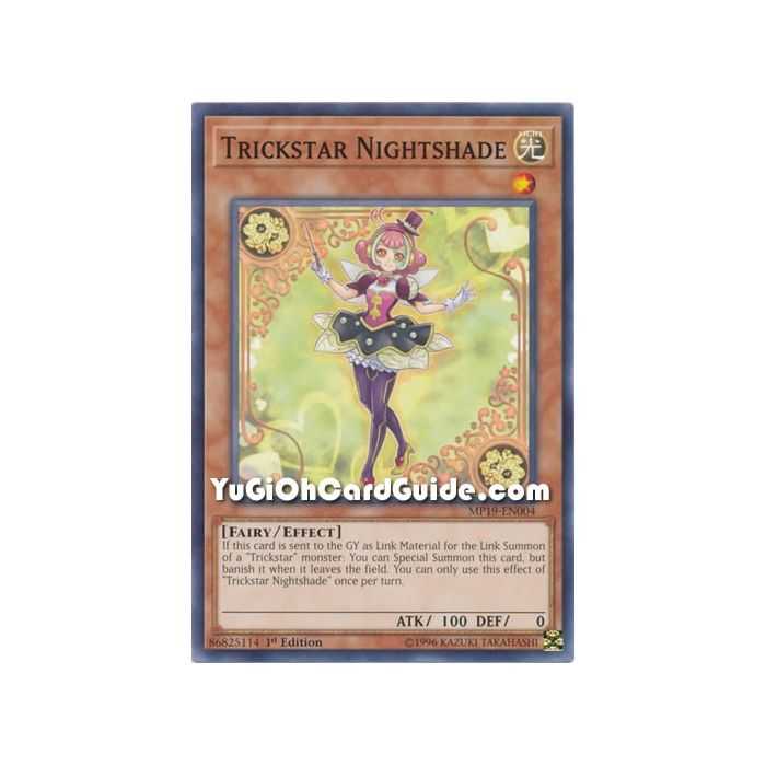 Trickstar Nightshade (Common) – 2019 Gold Sarcophagus Mega Pack | Carta YUGIOH en México