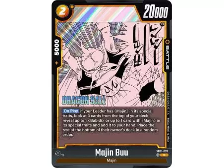 Majin Buu (Rare) – SB01 Manga Booster | Carta DRAGON BALL en México