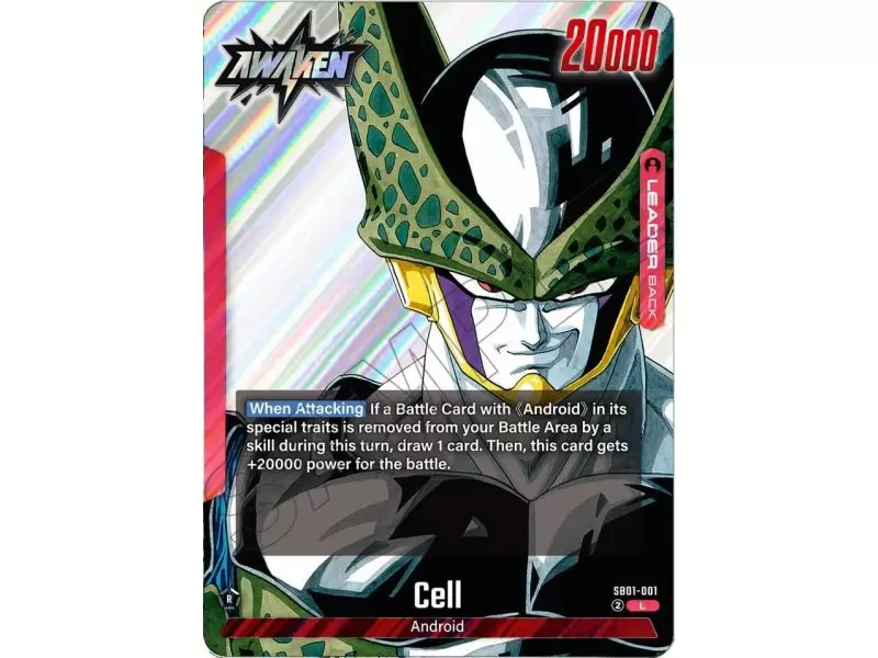 Cell (Leader) – SB01 Manga Booster | Carta DRAGON BALL en México