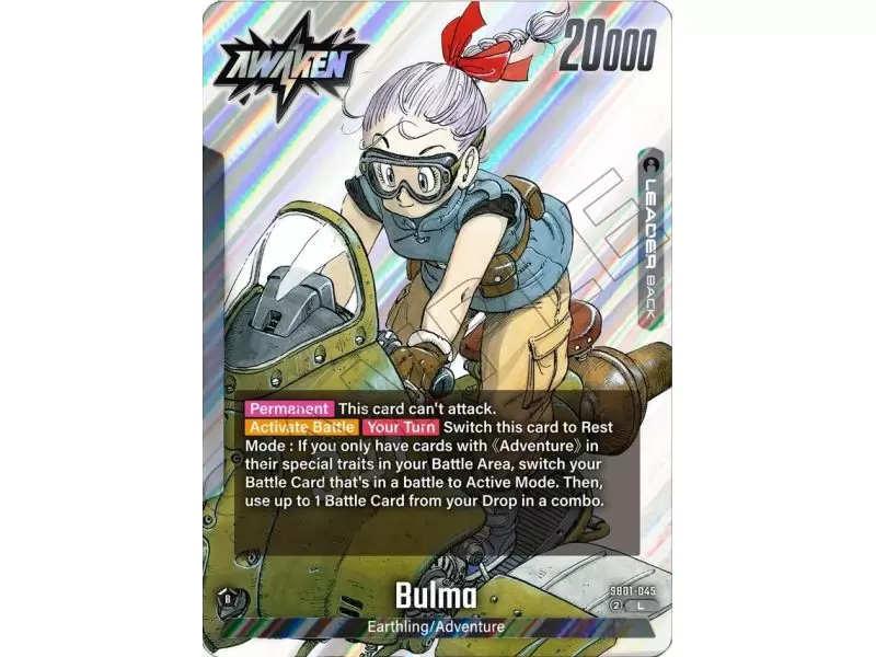Bulma (Leader) – SB01 Manga Booster | Carta DRAGON BALL en México
