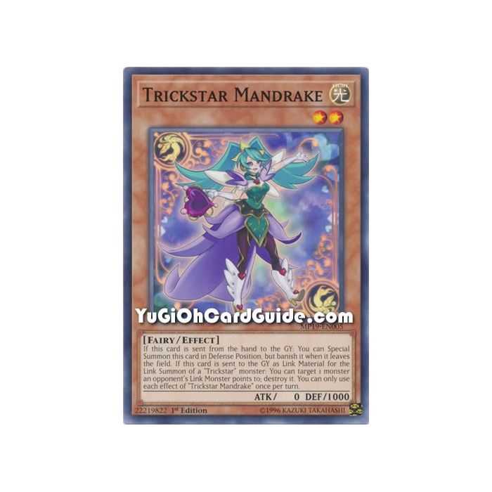Trickstar Mandrake (Common) – 2019 Gold Sarcophagus Mega Pack | Carta YUGIOH en México