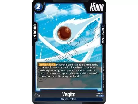 Vegito (Rare) – FB05 New Adventure | Carta DRAGON BALL en México