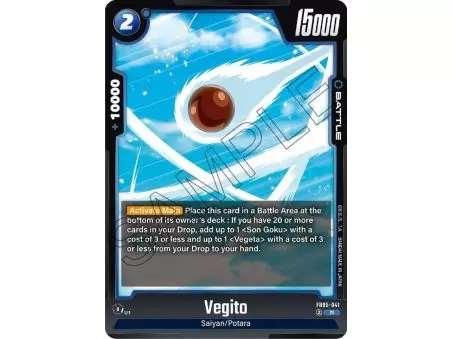 Vegito (Rare) – FB05 New Adventure | Carta DRAGON BALL en México