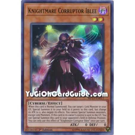 Knightmare Corruptor Iblee (Ultra Rare) – 2019 Gold Sarcophagus Mega Pack | Carta YUGIOH en México