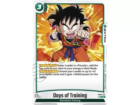 Days of Training (Uncommon) 