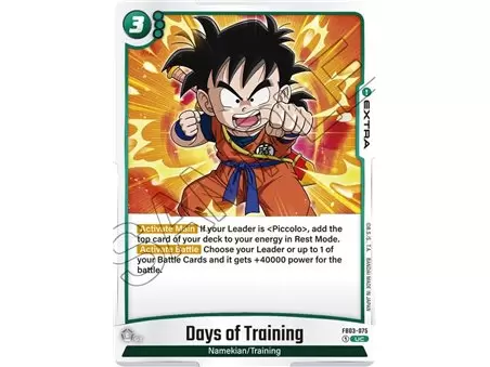 Days of Training (Uncommon) 