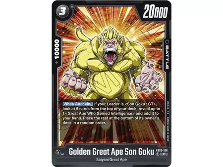 Golden Great Ape Son Goku (Common)