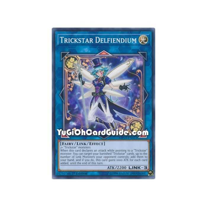 Trickstar Delfiendium (Common) – 2019 Gold Sarcophagus Mega Pack | Carta YUGIOH en México