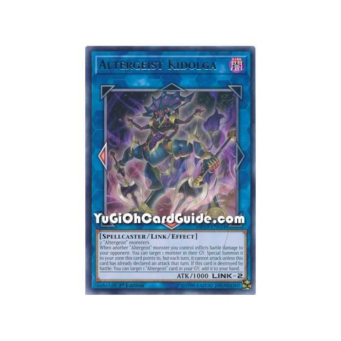 Altergeist Kidolga (Rare) – 2019 Gold Sarcophagus Mega Pack | Carta YUGIOH en México